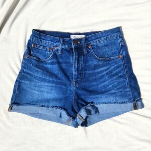 Madewell high rise shorts